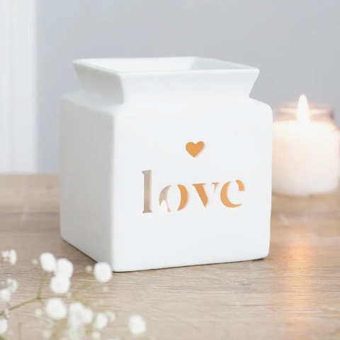 White Ceramic Love