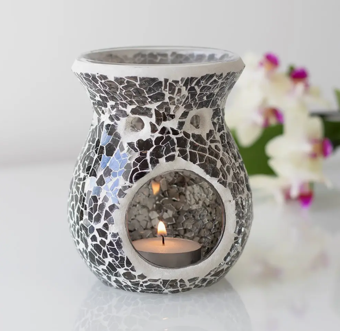 Grey Mosaic - Wax Warmer