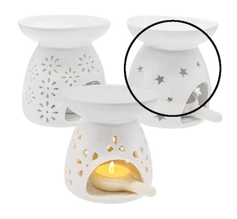 Star White Ceramic - Wax Warmer